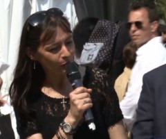 Carine Marret Dans l'ombre du Saint Suaire Commissaire Levigan roman policier polar Festival livre Nice 2015 Azur TV